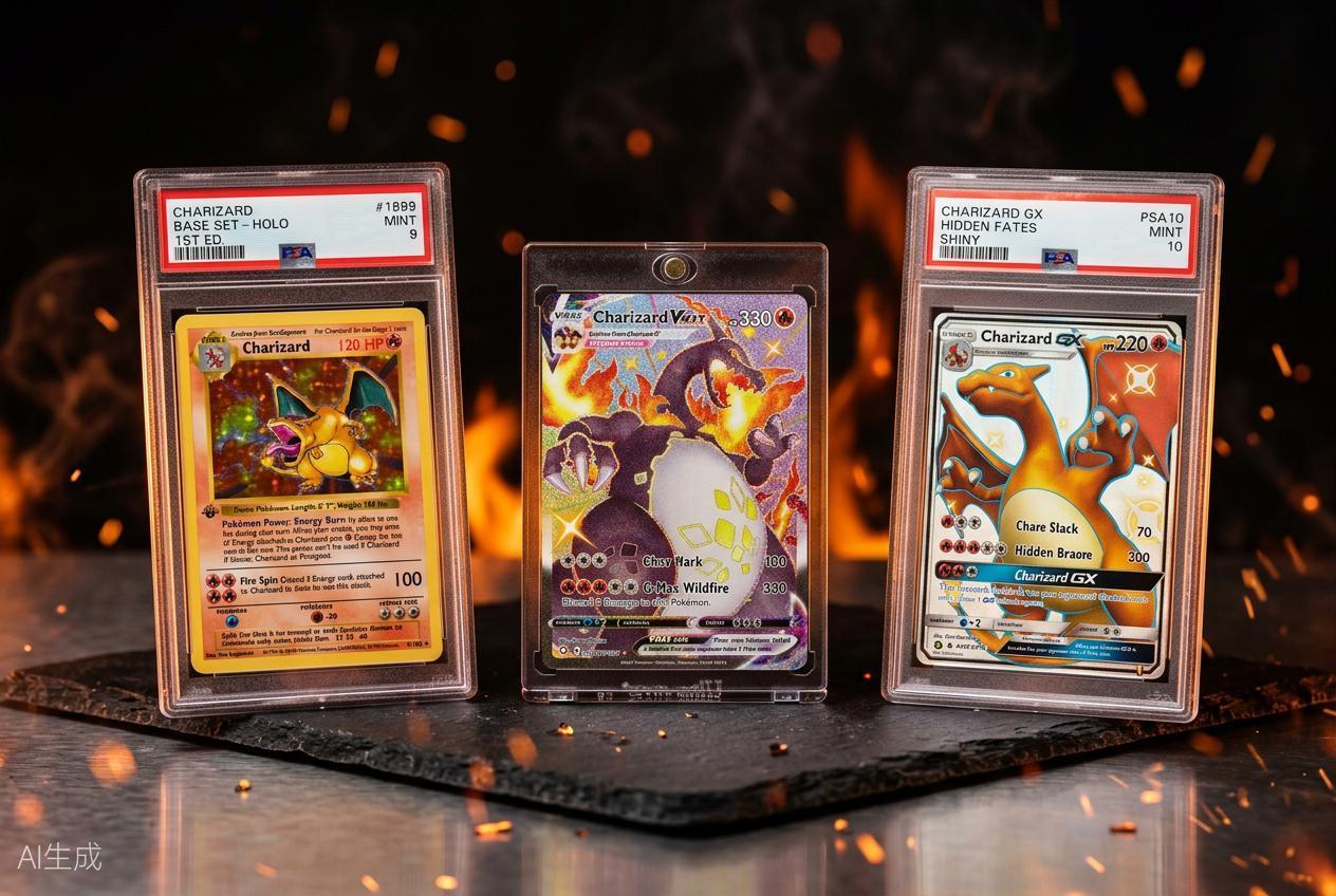 Paquete de cartas Pokémon con temática de Charizard